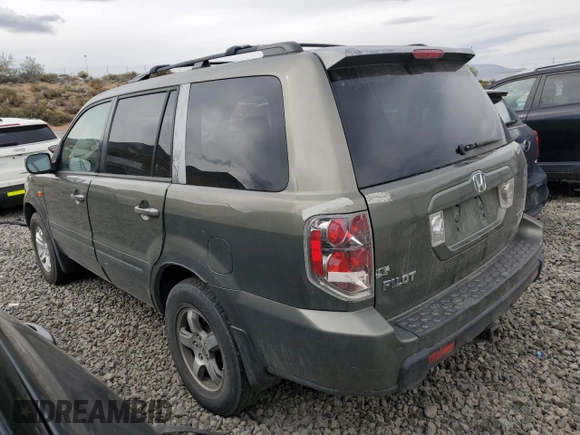 2007 Honda Pilot EX with VIN 2HKYF18417H505105, listed as a Copart auction lot 67952434 with 305,589 mi miles and Salvage Title. Bid and sale history available at DreamBid. Image 2.