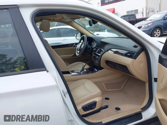 2015 BMW X3 sDrive28i with VIN 5UXWZ7C50F0F76357, listed as a IAAI auction lot 41864578 with 106,822 mi miles and . Bid and sale history available at DreamBid. Image 5.