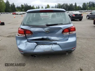 2012 Volkswagen Golf with VIN WVWDB7AJ6CW015289, listed as a Copart auction lot 54729685 with 77,008 mi miles and Salvage Title. Bid and sale history available at DreamBid. Image 6.