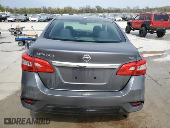 2017 Nissan Sentra SV with VIN 3N1AB7APXHL667940, listed as a Copart auction lot 51680625 with 140,638 mi miles and Salvage Title. Bid and sale history available at DreamBid. Image 7.