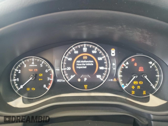 2025 Mazda 3 S Preferred with VIN JM1BPACM7S1761503, listed as a Copart auction lot 52154275 with 9,531 mi miles and Non Repairable. Bid and sale history available at DreamBid. Image 9.