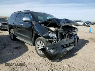 2015 Toyota Sequoia Limited with VIN 5TDJW5G15FS121076, listed as a Copart auction lot 85376714 with 112,433 mi miles and Salvage Title. Bid and sale history available at carsss.com. Image 12.