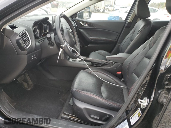 2015 Mazda 3 S Grand Touring with VIN JM1BM1M35F1226268, listed as a Copart auction lot 49725155 with 63,938 mi miles and Salvage Title. Bid and sale history available at DreamBid. Image 7.