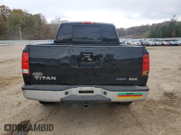 2012 Nissan Titan S with VIN 1N6BA0EJ5CN301052, listed as a Copart auction lot 83466384 with 266,154 mi miles and Salvage Title. Bid and sale history available at carsss.com. Image 6.