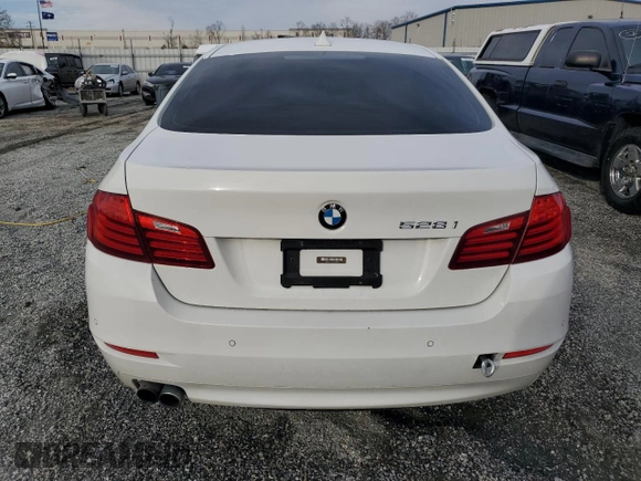 2016 BMW 5 Series 528i with VIN WBA5A5C54GG354481, listed as a Copart auction lot 46825145 with 104,165 mi miles and Salvage Title. Bid and sale history available at carsss.com. Image 6.