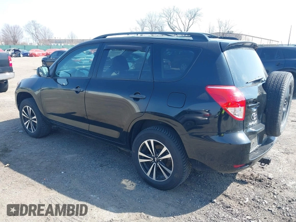 2008 Toyota RAV4 with VIN JTMBD33V486054738, listed as a IAAI auction lot 41811127 with 137,946 mi miles. Bid and sale history available at carsss.com. Image 3.