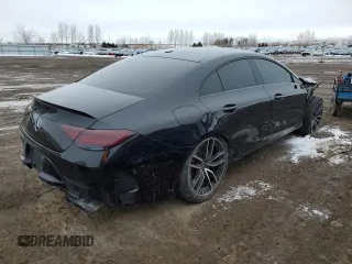 2019 Mercedes-Benz CLS with VIN WDD2J6BBXKA029810, listed as a Copart auction lot 45155325 with 0 mi miles and Salvage Title. Bid and sale history available at carsss.com. Image 3.