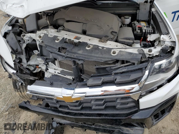 2021 Chevrolet Colorado 4WD Work Truck with VIN 1GCGTBEN5M1234902, listed as a Copart auction lot 44819885 with 58,132 mi miles and Salvage title. Bid and sale history available at DreamBid. Image 11.