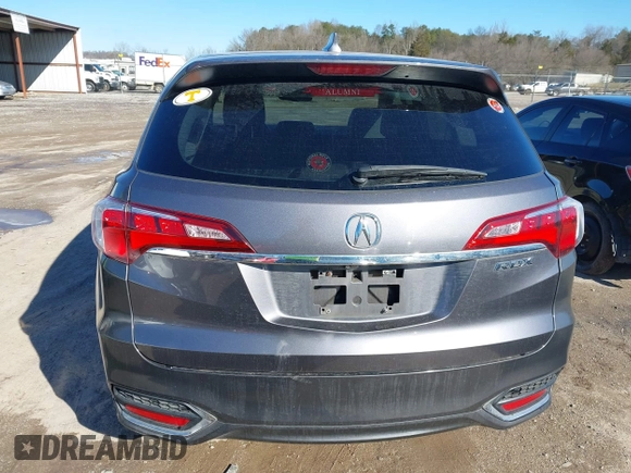 2017 Acura RDX w/Technology Pkg with VIN 5J8TB3H50HL001797, listed as a IAAI auction lot 41368527 with 108,369 mi miles. Bid and sale history available at carsss.com. Image 16.