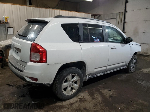 2013 Jeep Compass Sport with VIN 1C4NJCBA3DD102577, listed as a Copart auction lot 42816455 with 157,654 mi miles and Salvage Title. Bid and sale history available at carsss.com. Image 3.