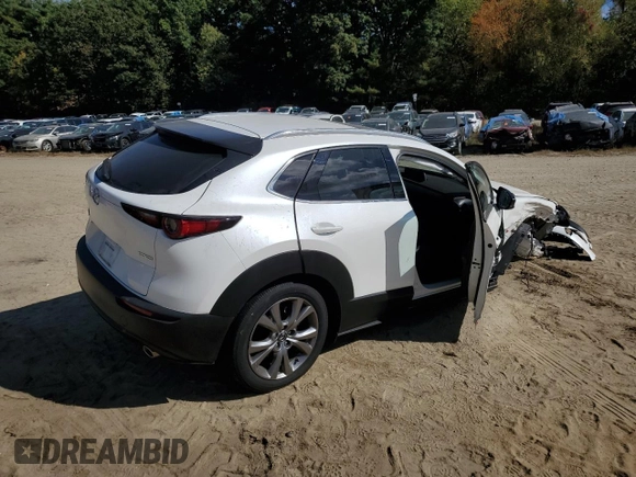 2023 Mazda CX-30 2.5 S Premium Package with VIN 3MVDMBDM6PM545673, listed as a Copart auction lot 73690274 with 16,258 mi miles and Salvage Title. Bid and sale history available at carsss.com. Image 3.