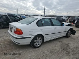 2001 BMW 3 Series 325i with VIN WBAAN374X1NE55555, listed as a Copart auction lot 87872375 with 176,104 mi miles and Salvage Title. Bid and sale history available at carsss.com. Image 3.