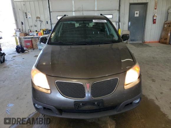 2007 Pontiac Vibe with VIN 5Y2SL658X7Z436345, listed as a Copart auction lot 72460924 with 136,691 mi miles and Salvage Title. Bid and sale history available at carsss.com. Image 5.