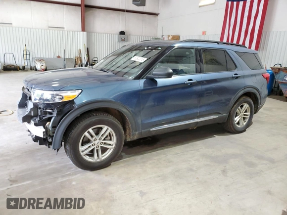 2020 Ford Explorer XLT with VIN 1FMSK7DH6LGA48394, listed as a Copart auction lot 50822015 with 102,575 mi miles and Salvage Title. Bid and sale history available at carsss.com. Image 1.