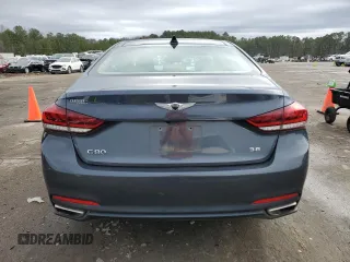 2017 Genesis G80 3.8L with VIN KMHGN4JEXHU170481, listed as a Copart auction lot 38900224 with 71,639 mi miles and . Bid and sale history available at carsss.com. Image 6.