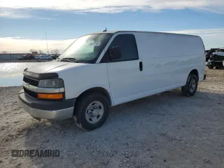 2015 Chevrolet Express Cargo z VIN 1GCZGUCG3F1110465, wystawiony jako Copart lot #86377184 z przebiegiem 174 322 mil mil oraz Czysty tytuł • Clean title. Historia ofert i sprzedaży dostępna na DreamBid. Obrazek 1.