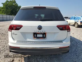 2024 Volkswagen Tiguan SE with VIN 3VV3B7AX8RM067341, listed as a Copart auction lot 59422165 with 12,464 mi miles and Salvage title. Bid and sale history available at DreamBid. Image 6.