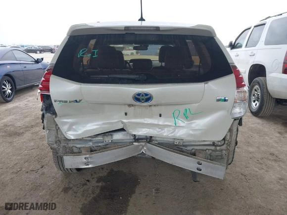2017 Toyota Prius v Two with VIN JTDZN3EU0HJ071095, listed as a IAAI auction lot 41567524 with 46,892 mi miles. Bid and sale history available at carsss.com. Image 17.
