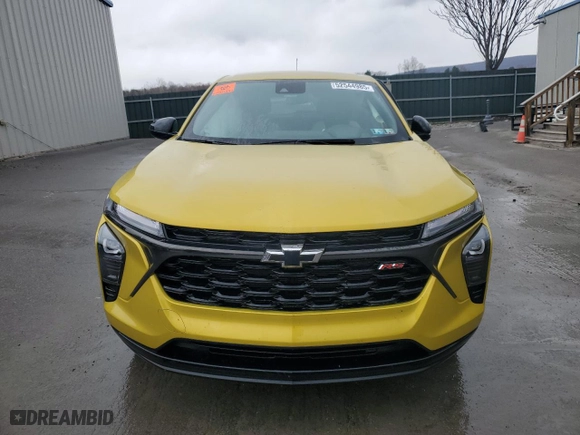 2024 Chevrolet Trax 1RS with VIN KL77LGE22RC035740, listed as a Copart auction lot 52544985 with 17,919 mi miles and Salvage Title. Bid and sale history available at carsss.com. Image 5.
