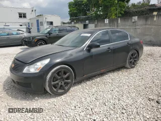 2008 Infiniti G35 Sedan x with VIN JNKBV61F88M268197, listed as a Copart auction lot 50322315 with 109,906 mi miles and Salvage Title. Bid and sale history available at carsss.com. Image 1.