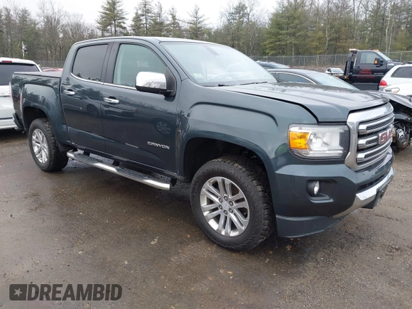 2017 GMC Canyon 4WD SLT with VIN 1GTG6DEN3H1268376, listed as a IAAI auction lot 41922984 with 76,492 mi miles. Bid and sale history available at carsss.com. Image 1.