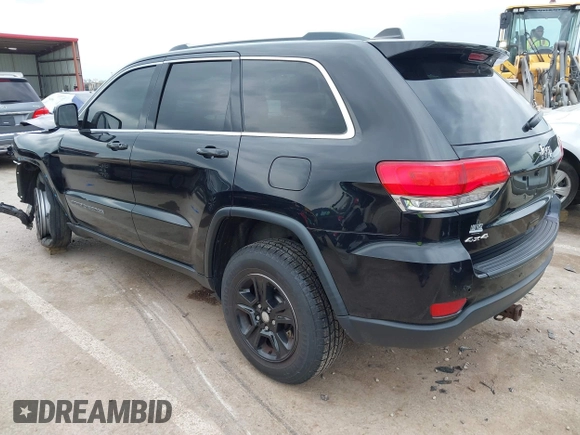 2017 Jeep Grand Cherokee Laredo with VIN 1C4RJFAG2HC649408, listed as a IAAI auction lot 42072440 with 58,818 mi miles and . Bid and sale history available at DreamBid. Image 3.