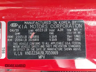 2020 Kia Soul S with VIN KNDJ23AU9L7051669, listed as a IAAI auction lot 42036559 with 87,044 mi miles and . Bid and sale history available at DreamBid. Image 9.