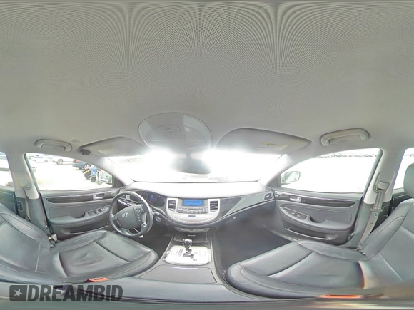 2013 Hyundai Genesis 3.8L z VIN KMHGC4DD8DU254060, wystawiony jako Copart lot #57619505 z przebiegiem 21 210 mil mil oraz Szkoda całkowita • Salvage title. Historia ofert i sprzedaży dostępna na DreamBid. Obrazek 14.