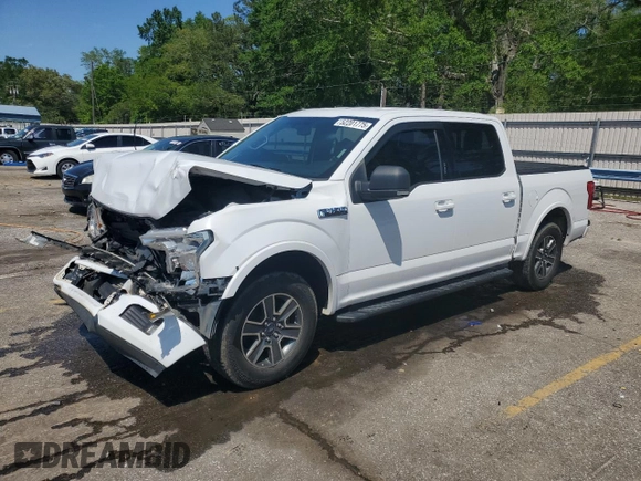 2018 Ford F-150 XL with VIN 1FTEW1CP2JFD48786, listed as a Copart auction lot 52201775 with 147,269 mi miles and Salvage Title. Bid and sale history available at carsss.com. Image 1.