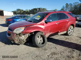 2015 Chevrolet Equinox LTZ with VIN 2GNFLDE37F6268014, listed as a Copart auction lot 48828325 with 123,895 mi miles and Salvage Title. Bid and sale history available at carsss.com. Image 1.