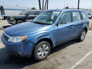 2010 Subaru Forester X with VIN JF2SH6AC6AH760614, listed as a Copart auction lot 58560795 with 100,088 mi miles and Salvage title. Bid and sale history available at DreamBid. Image 1.