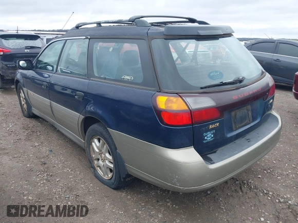 2000 Subaru Legacy Outback with VIN 4S3BH6650Y6643500, listed as a IAAI auction lot 41834279 with 221,763 mi miles and . Bid and sale history available at DreamBid. Image 3.