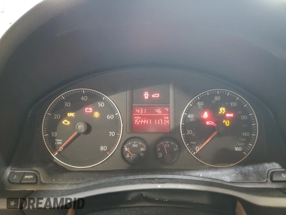 2009 Volkswagen Jetta SE z VIN 3VWRZ71K69M011873, wystawiony jako Copart lot #52881525 z przebiegiem 154 441 mil mil oraz Szkoda całkowita • Salvage title. Historia ofert i sprzedaży dostępna na DreamBid. Obrazek 9.