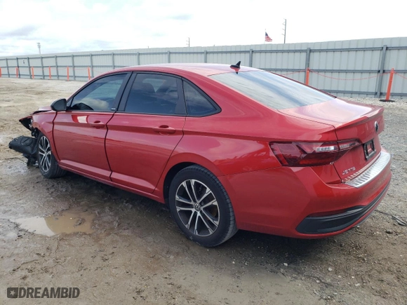 2024 Volkswagen Jetta Sport with VIN 3VWBM7BU7RM005970, listed as a Copart auction lot 48370895 with 48,975 mi miles and Salvage Title. Bid and sale history available at carsss.com. Image 2.