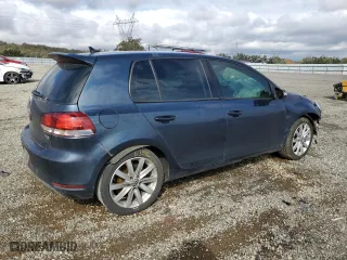 2011 Volkswagen Golf TDI with VIN WVWNM7AJ6BW045258, listed as a Copart auction lot 71380574 with 217,641 mi miles and Salvage Title. Bid and sale history available at carsss.com. Image 3.