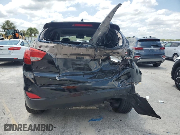 2010 Hyundai Tucson GLS with VIN KM8JU3AC2AU079129, listed as a Copart auction lot 54312875 with 116,659 mi miles and Salvage Title. Bid and sale history available at DreamBid. Image 6.