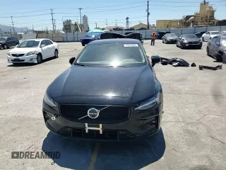 2024 Volvo S60 Plus Dark Theme with VIN 7JRL12FL2RG291095, listed as a Copart auction lot 56045645 with 48,162 mi miles and Salvage title. Bid and sale history available at DreamBid. Image 14.