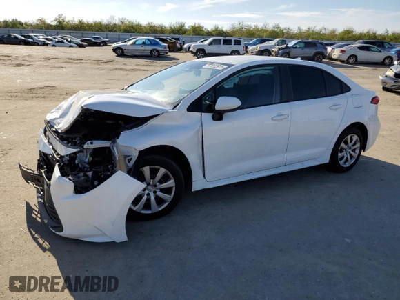 2023 Toyota Corolla LE with VIN 5YFB4MDE9PP047988, listed as a Copart auction lot 47892915 with 61,709 mi miles and Salvage Title. Bid and sale history available at carsss.com. Image 1.