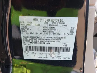 2009 Ford Escape Hybrid with VIN 1FMCU49319KB21624, listed as a IAAI auction lot 42666813 with 167,423 mi miles and . Bid and sale history available at DreamBid. Image 9.