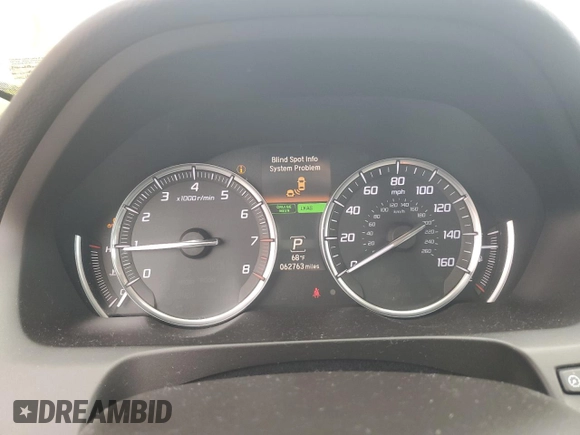 2017 Acura TLX w/Technology Pkg with VIN 19UUB1F56HA000760, listed as a Copart auction lot 46401405 with 62,763 mi miles and Salvage Title. Bid and sale history available at carsss.com. Image 9.