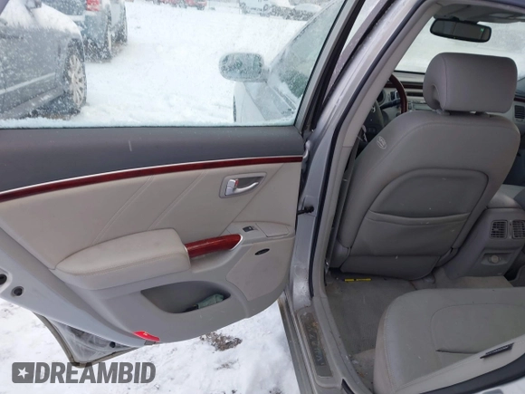 2006 Hyundai Azera SE with VIN KMHFC46F46A093575, listed as a IAAI auction lot 41259753 with 164,453 mi miles and . Bid and sale history available at DreamBid. Image 8.