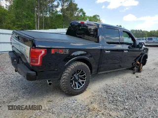 2017 Ford F-150 XL with VIN 1FTEW1EF0HFC80308, listed as a Copart auction lot 52505435 with 95,568 mi miles and Salvage title. Bid and sale history available at DreamBid. Image 3.