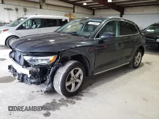 2021 Audi Q5 Premium with VIN WA1AAAFY4M2049968, listed as a Copart auction lot 57229695 with 48,316 mi miles and Salvage title. Bid and sale history available at DreamBid. Image 1.
