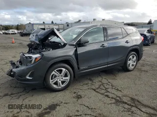 2018 GMC Terrain SLE with VIN 3GKALMEV9JL315105, listed as a Copart auction lot 49177215 with 0 mi miles and Salvage Title. Bid and sale history available at carsss.com. Image 1.