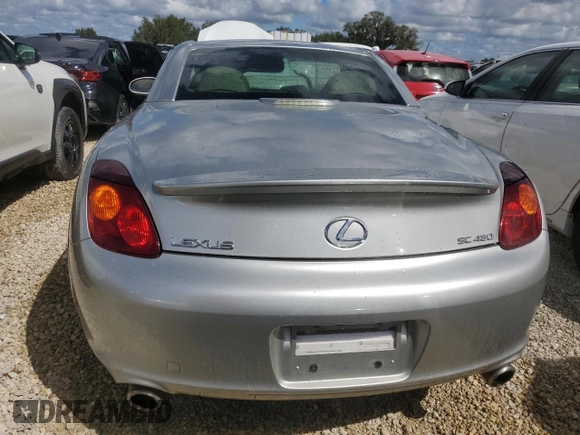 2003 Lexus SC 430 with VIN JTHFN48Y630046951, listed as a Copart auction lot 74504264 with Not Provided miles and Non Repairable. Bid and sale history available at carsss.com. Image 6.