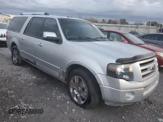 2010 Ford Expedition Max Limited with VIN 1FMJK1K53AEB48172, listed as a Copart auction lot 85142094 with 118,742 mi miles and Salvage Title. Bid and sale history available at DreamBid. Image 4.