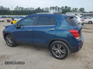 2020 Chevrolet Trax LT with VIN 3GNCJLSB0LL278941, listed as a Copart auction lot 57651775 with 50,246 mi miles and Salvage title. Bid and sale history available at DreamBid. Image 2.