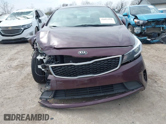 2017 Kia Forte LX with VIN 3KPFK4A76HE044840, listed as a IAAI auction lot 42057976 with 64,191 mi miles. Bid and sale history available at carsss.com. Image 13.