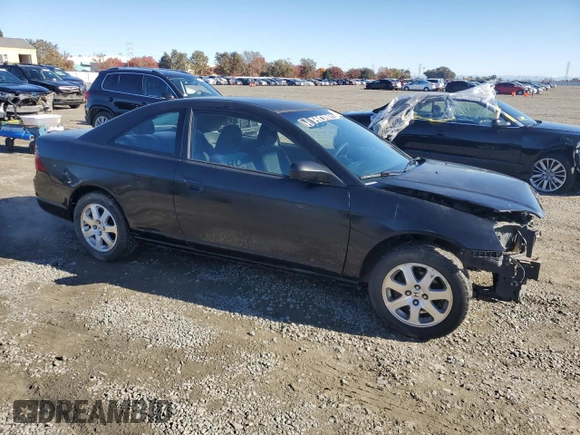 2003 Honda Civic LX with VIN 1HGEM21563L062913, listed as a Copart auction lot 82709824 with 243,989 mi miles and Salvage Title. Bid and sale history available at DreamBid. Image 4.