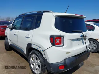 2016 Jeep Renegade Limited with VIN ZACCJADT5GPE29952, listed as a IAAI auction lot 42023127 with 57,669 mi miles and . Bid and sale history available at DreamBid. Image 3.